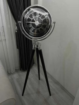 Biev Ayaklı Çernobil Saat Siyah 150cm/Nrd225