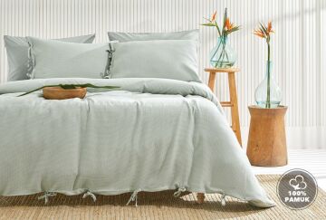 Yataş Bedding Tek Kişilik Pure Nevresim Takımı Adaçayı