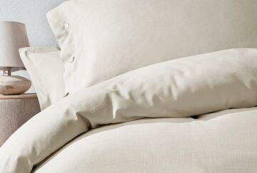 Yataş Bedding Çift Kişilik XL Annie Keten Nevresim Takımı - Keten