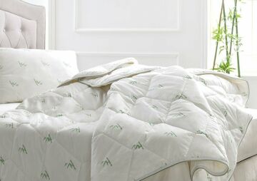 Yataş Bedding Tek Kişilik XL Bambu Yorgan(%20 Bambu)-175x215cm-300gr