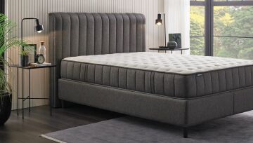 Yataş Bedding 090x190 Ionic Energy Pro Yatak - Lento Baza - Somni Başlık Set - 24901 Siyah