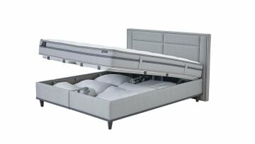 Yataş Bedding 090x190 Fresh Sense Yatak - Baza - Başlık Set - 21605 Gri