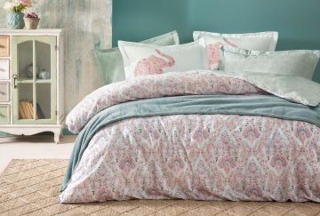 Yataş Bedding Çift Kişilik Alena Rnf Nevresim Takımı Nil Yeşili