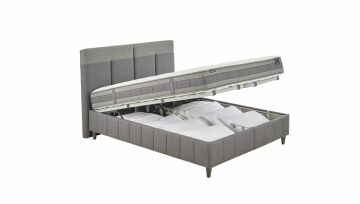 Yataş Bedding 100x200 Dream Line Yatak - Baza - Başlık Set - 22001 Antrasit