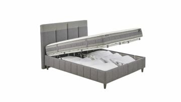 Yataş Bedding 160x200 Dream Line Yatak - Baza - Başlık Set - 22001 Antrasit