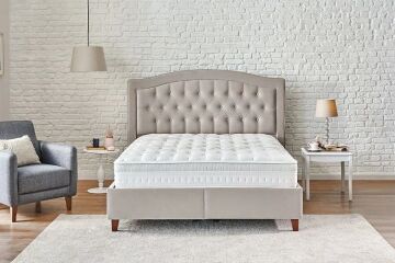 Yataş Bedding 160x200 Tesla Sleep -  Lorenz - Lisbon 3lü Set - 21601 Bej