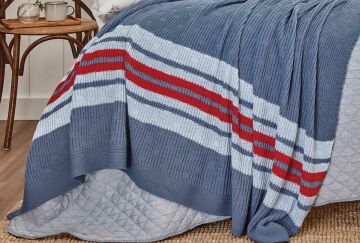 Yataş Bedding Çift Kişilik 8 Parça Fall Winter Seti Belisima - Mavi