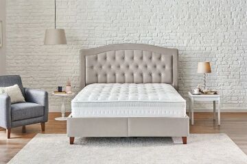 Yataş Bedding 180x200 Tesla Sleep -  Lorenz - Lisbon 3lü Set - 21601 Bej