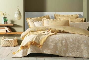 Yataş Bedding Çift Kişilik 8 Parça Fall Winter Seti Vivus - Sarı