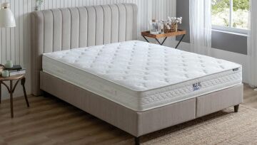 Yataş Bedding 140x190 Blue Star - Lento Baza - Somni Başlık Set - 21601 Bej