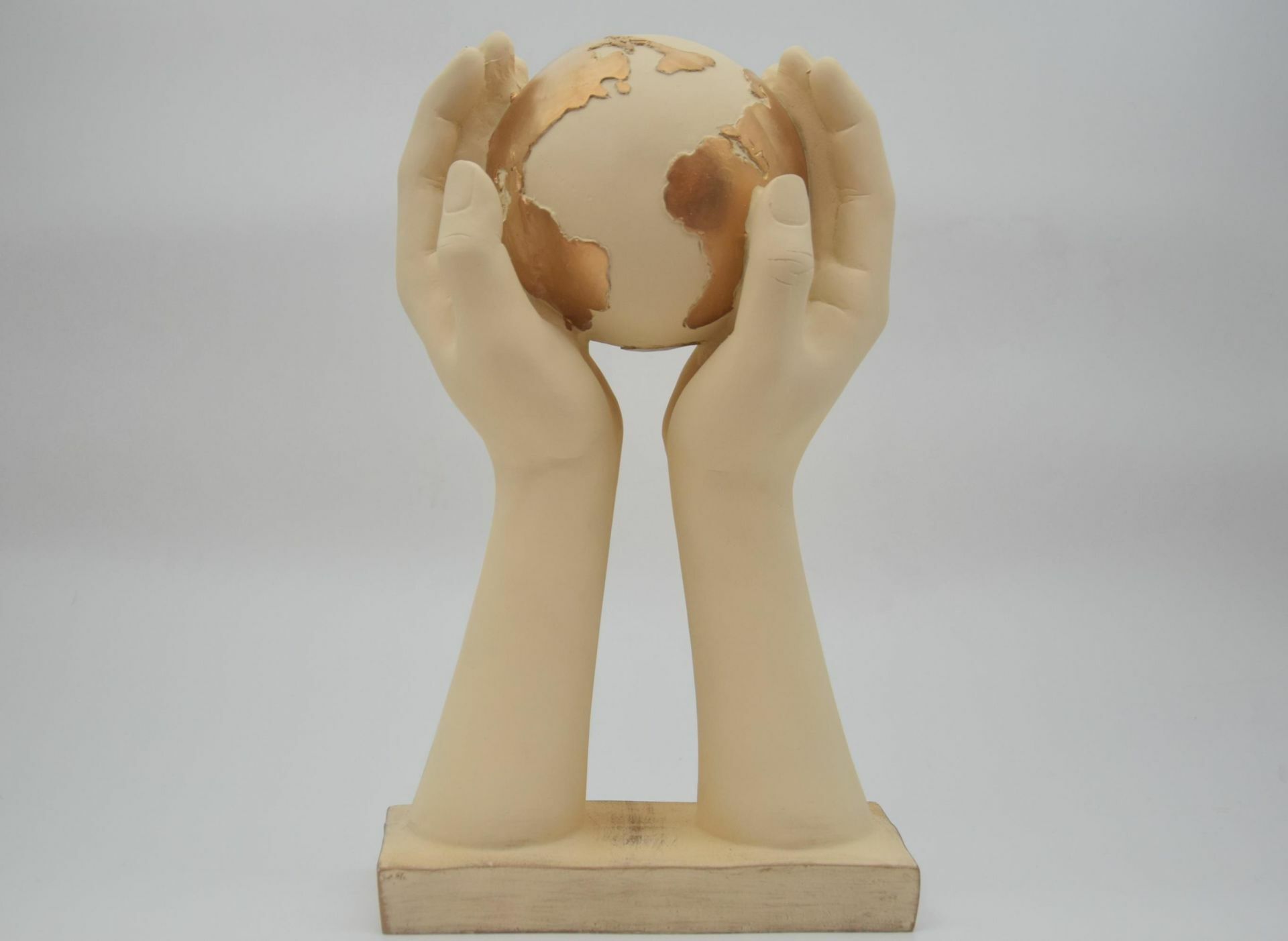 Biev Elde Dünya Biblo Beyaz 18x30 cm