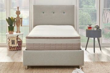 Yataş Bedding Nova Sandıklı Set - Cool Action Yatak 120x200 - 22203 Gri