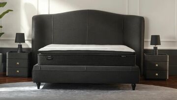 Yataş Bedding Camira Set 160x200 - 22303 Antrasit (Antrasit Ayak)