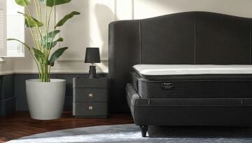 Yataş Bedding Camira Set 160x200 - 22303 Antrasit (Antrasit Ayak)