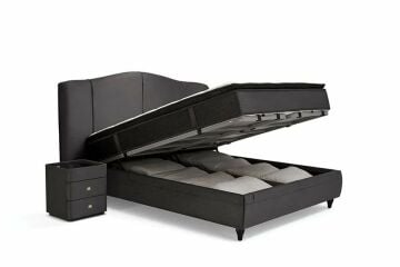 Yataş Bedding Camira Set 160x200 - 22303 Antrasit (Antrasit Ayak)
