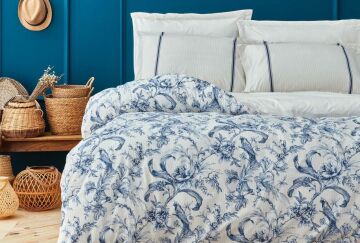 Yataş Bedding Tek Kişilik Hermosa Rnf Nevresim Takımı - Mavi