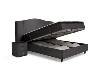 Yataş Bedding Camira Set 180x200 - 22303 Antrasit (Antrasit Ayak)