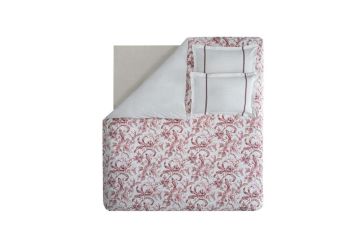 Yataş Bedding Çift Kişilik Hermosa Rnf Nevresim Takımı - Kırmızı