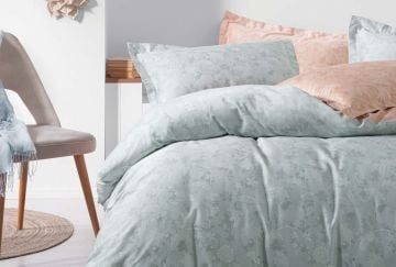 Yataş Bedding Çift Kişilik Madelin Saten Nevresim Takımı - Nil Yeşili