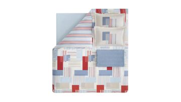 Yataş Bedding Çift Kişilik Balera Battaniye Nevresim Takımı Seti Mavi