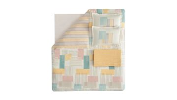 Yataş Bedding Çift Kişilik Balera Battaniye Nevresim Takımı Seti Safran