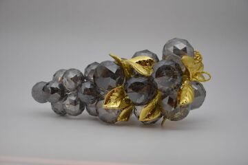 Biev Beyaz Kristal Üzüm Dekor 25cm