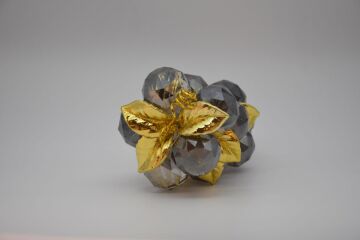 Biev Beyaz Kristal Üzüm Dekor 25cm