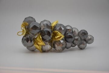 Biev Beyaz Kristal Üzüm Dekor 25cm