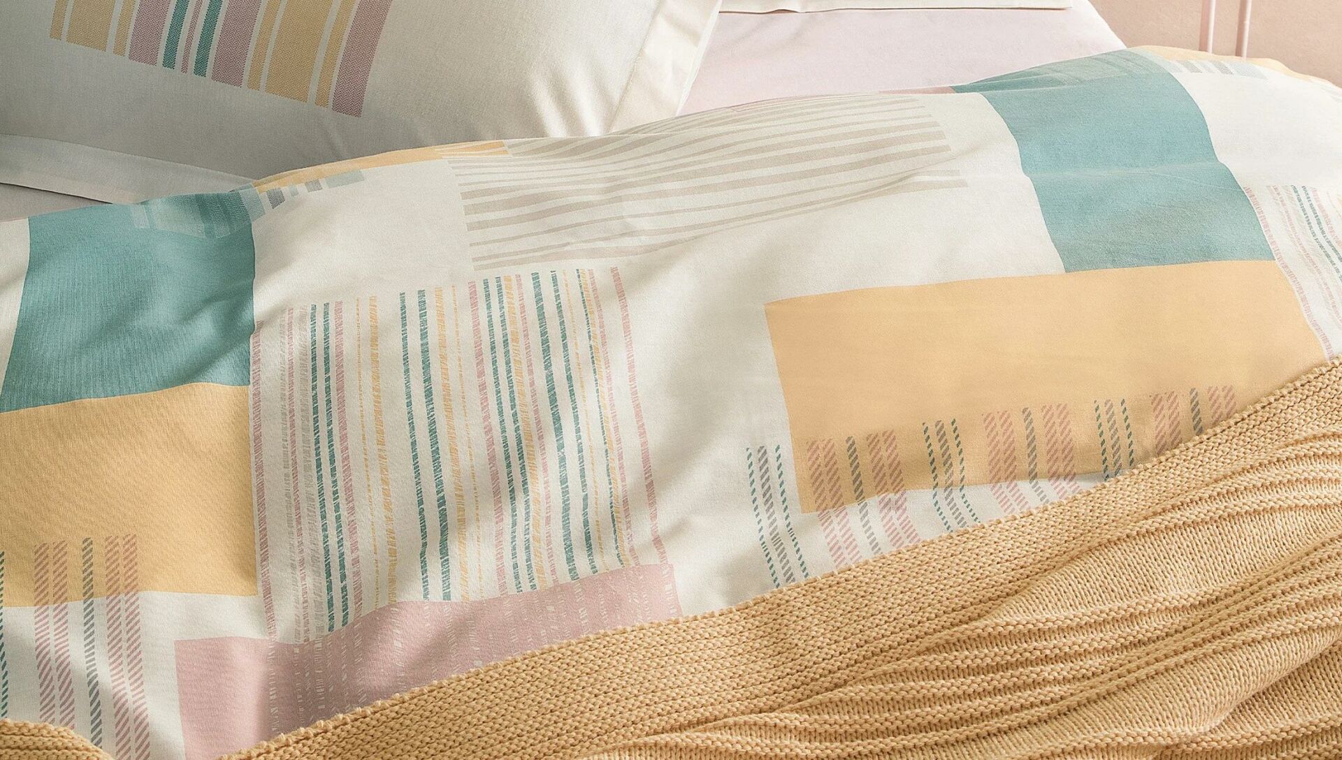 Yataş Bedding Tek Kişilik Balera Battaniye Nevresim Takımı Seti Safran