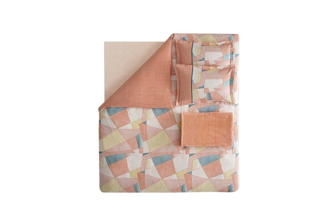 Yataş Bedding Çift Kişilik Estela Battaniye Nevresim Takımı Seti Turuncu