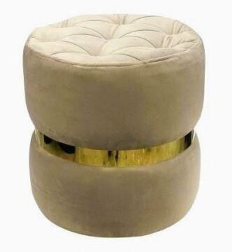 Biev Puf Açık Kahve