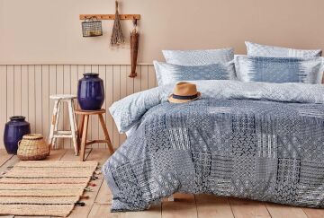 Yataş Bedding Tek Kişilik XL Lorin Rnf Nevresim Takımı Mavi