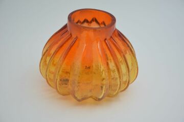 Biev Kehribar Kabak Vazo 15x15x13 cm