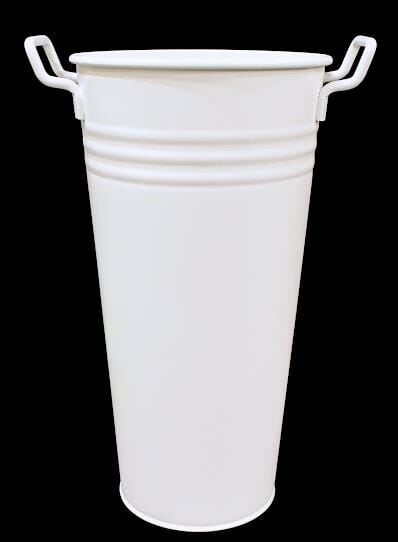 Biev Büyük Vazo Mat Beyaz