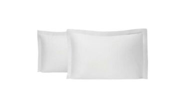 Yataş Bedding 50x70 Volanlı Maisy Bambu Saten Yastık Kılıfı 2'li - Beyaz