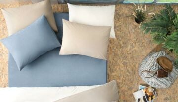 Yataş Bedding 100x200 Noah Lastikli Çarşaf - İndigo