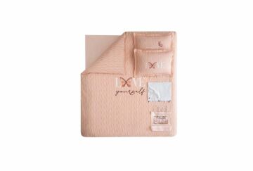 Yataş Bedding Çift Kişilik 5 Parça Koltuk Şalı Hediyeli Nevresim Takımı Butterfly - Pembe