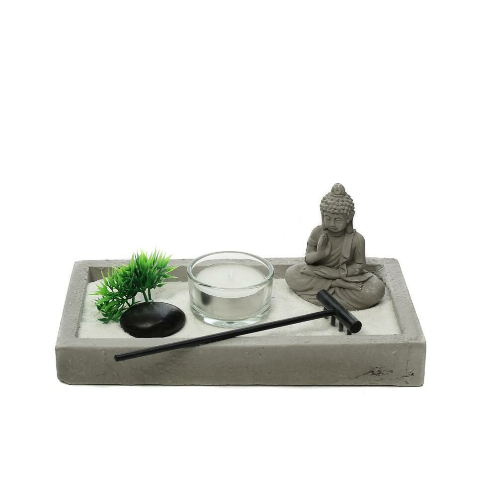 Biev Buddha Zen Bahçe Seti 19x10x8 cm