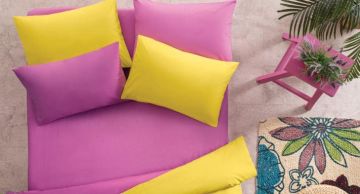 Yataş Bedding 150x200 Noah Lastikli Çarşaf - Fuşya