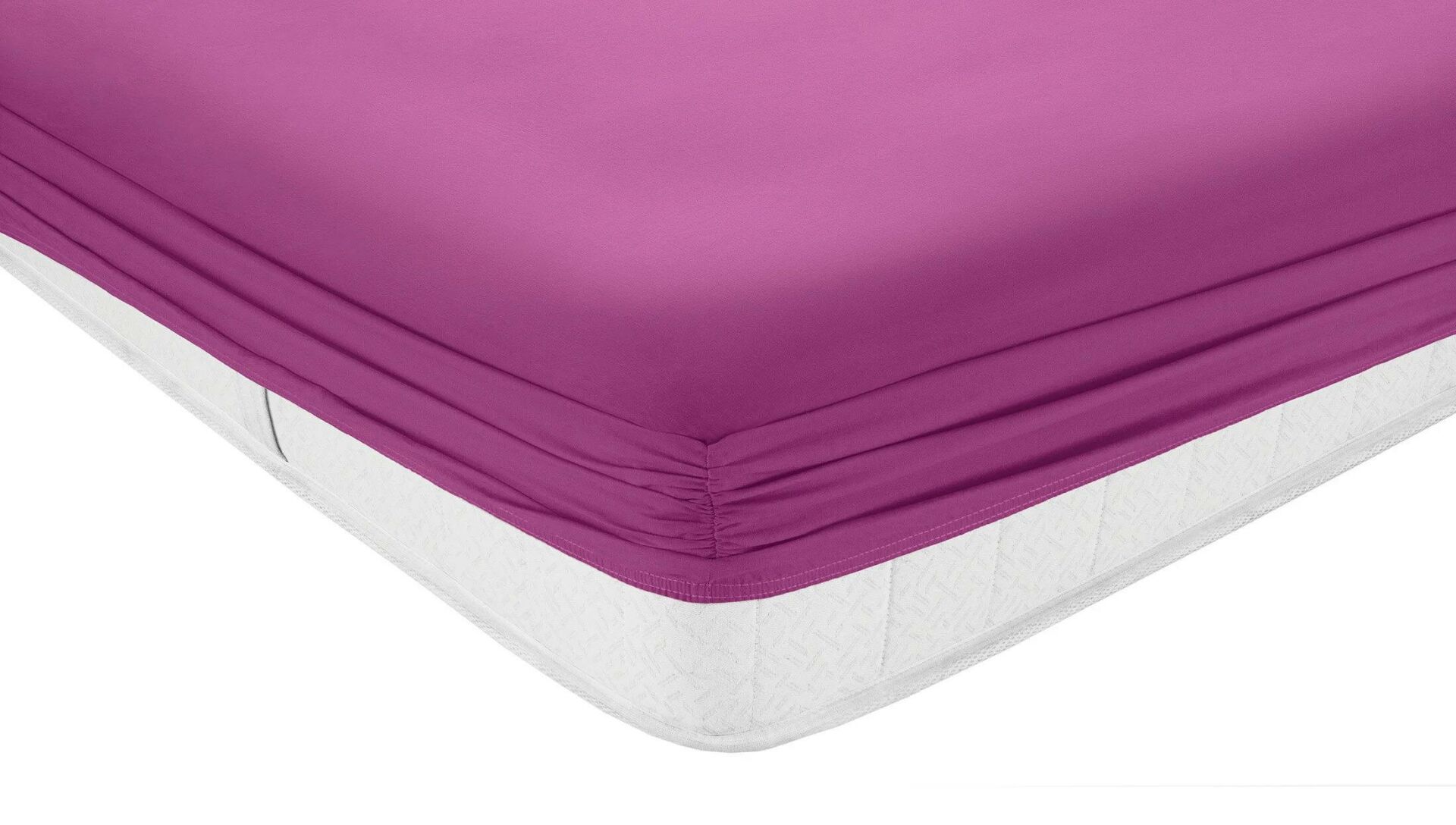Yataş Bedding 160x200 Noah Lastikli Çarşaf - Fuşya