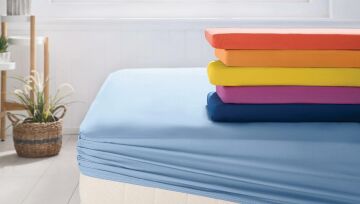 Yataş Bedding 160x200 Noah Lastikli Çarşaf - Fuşya