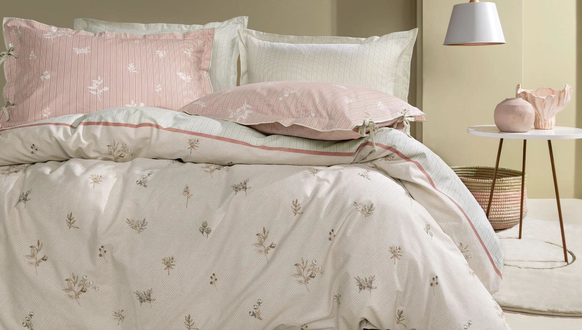 Yataş Bedding Çift Kişililk Teny Rnf Nevresim Takımı Bej