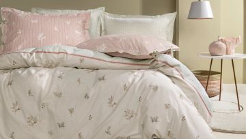Yataş Bedding Çift Kişililk Teny Rnf Nevresim Takımı Bej