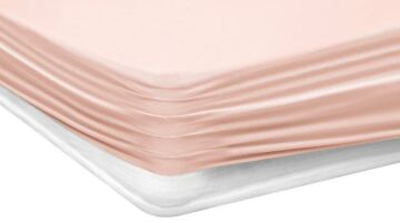 Yataş Bedding 90x190x35 Tek Kişilik Lupa Soft Lastikli Çarşaf - Pudra
