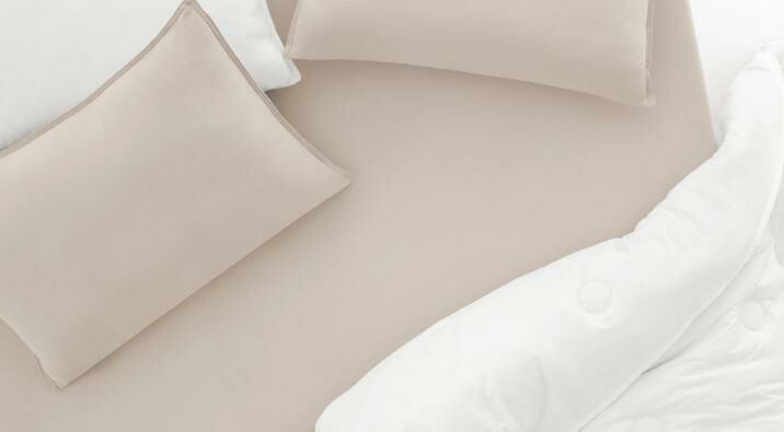 Yataş Bedding 100x200x35 Tek Kişilik XL Lupa Soft Lastikli Çarşaf - Bej