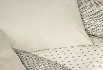 Yataş Bedding Çift Kişilik Uberto Kadife Saten Nevresim Takımı - Bej