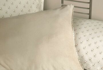 Yataş Bedding Çift Kişilik XL Arwin Kadife Saten Nevresim Takımı - Vizon