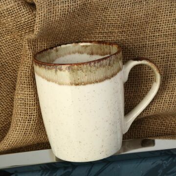 Biev Tekli Eda Kupa Antik Bej