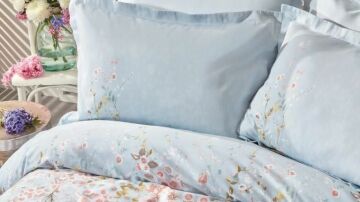 Yataş Bedding Çift Kişilik Isadora Saten Nevresim Takımı - Mavi