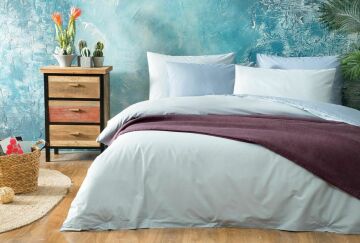 Yataş Bedding Çift Kişilik Noah Rnf Nevresim Seti (Nil Yeşili-İndigo)